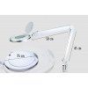 Лампа-лупа 6017-H LED 3D 9W ободок хром